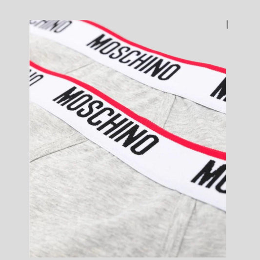 Moschino Bi-Pack Slip Grigio Uomo