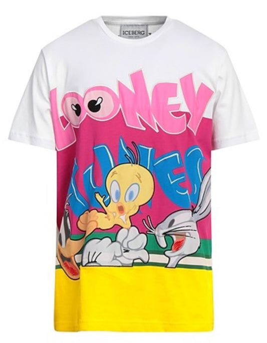 Iceberg T-Shirt Looney Tunes 100%Cotone Uomo