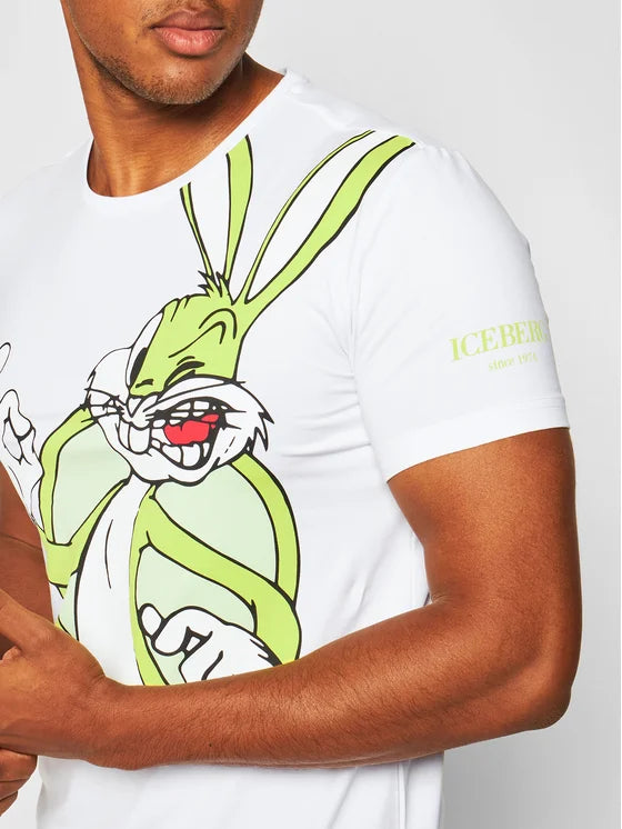 Iceberg T-Shirt Bug’s Bunny 100%Cotone Uomo