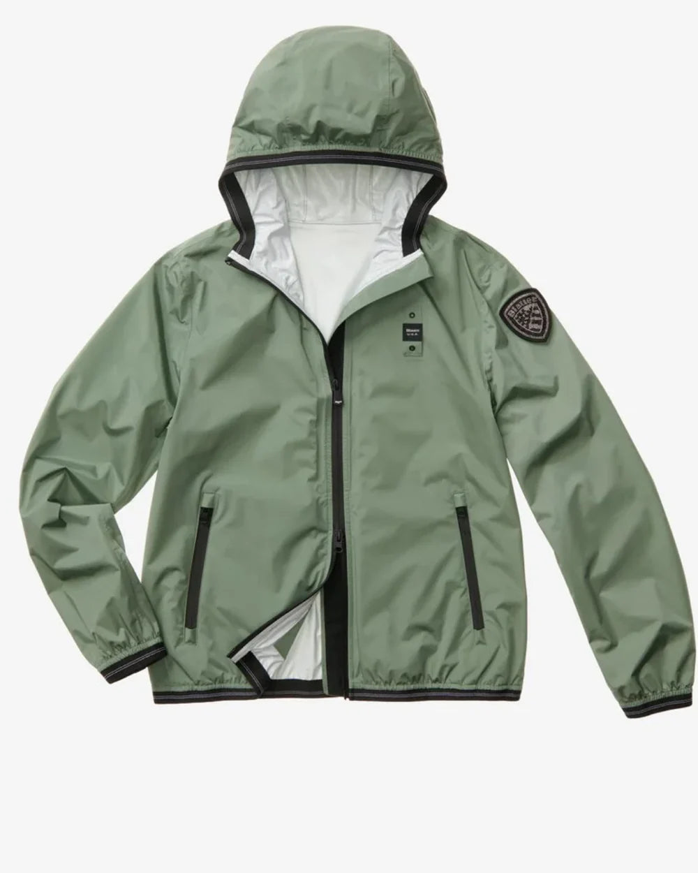 Blauer Giacca a Vento Nastrata Nay Donna