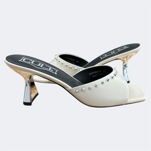 CULT AVRIL 3892 SANDAL W LEATHER OFF WHITE