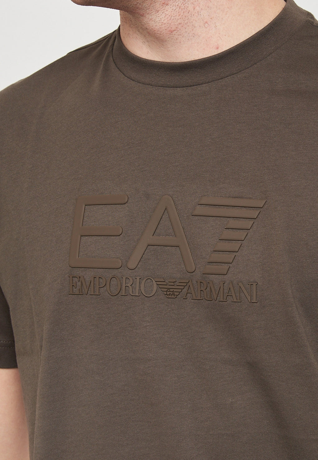 T-SHIRT À COL RAS DU COU ET MANCHES COURTES EMPORIO ARMANI
