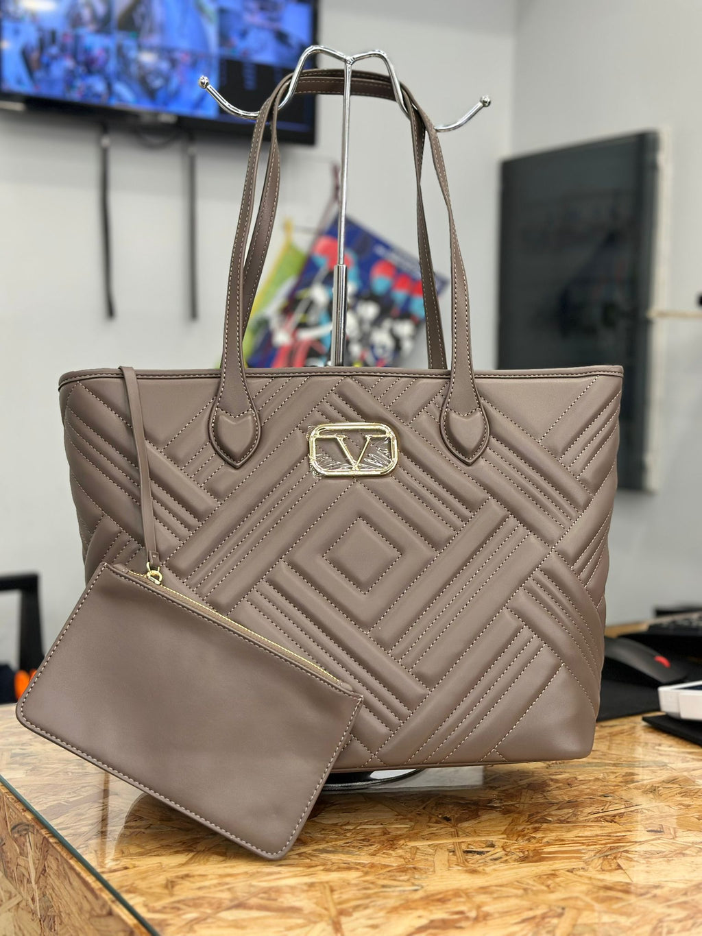 V Italia Borsa Shopping Santorini Tortora