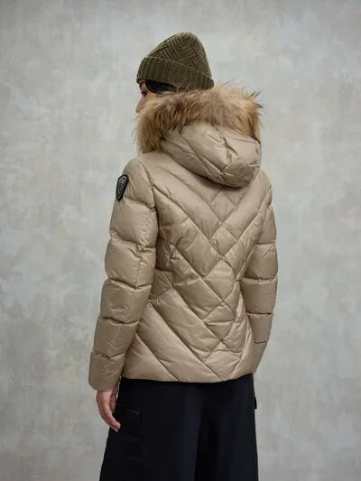 Blauer Piumino a linee Geometriche Alicia Donna