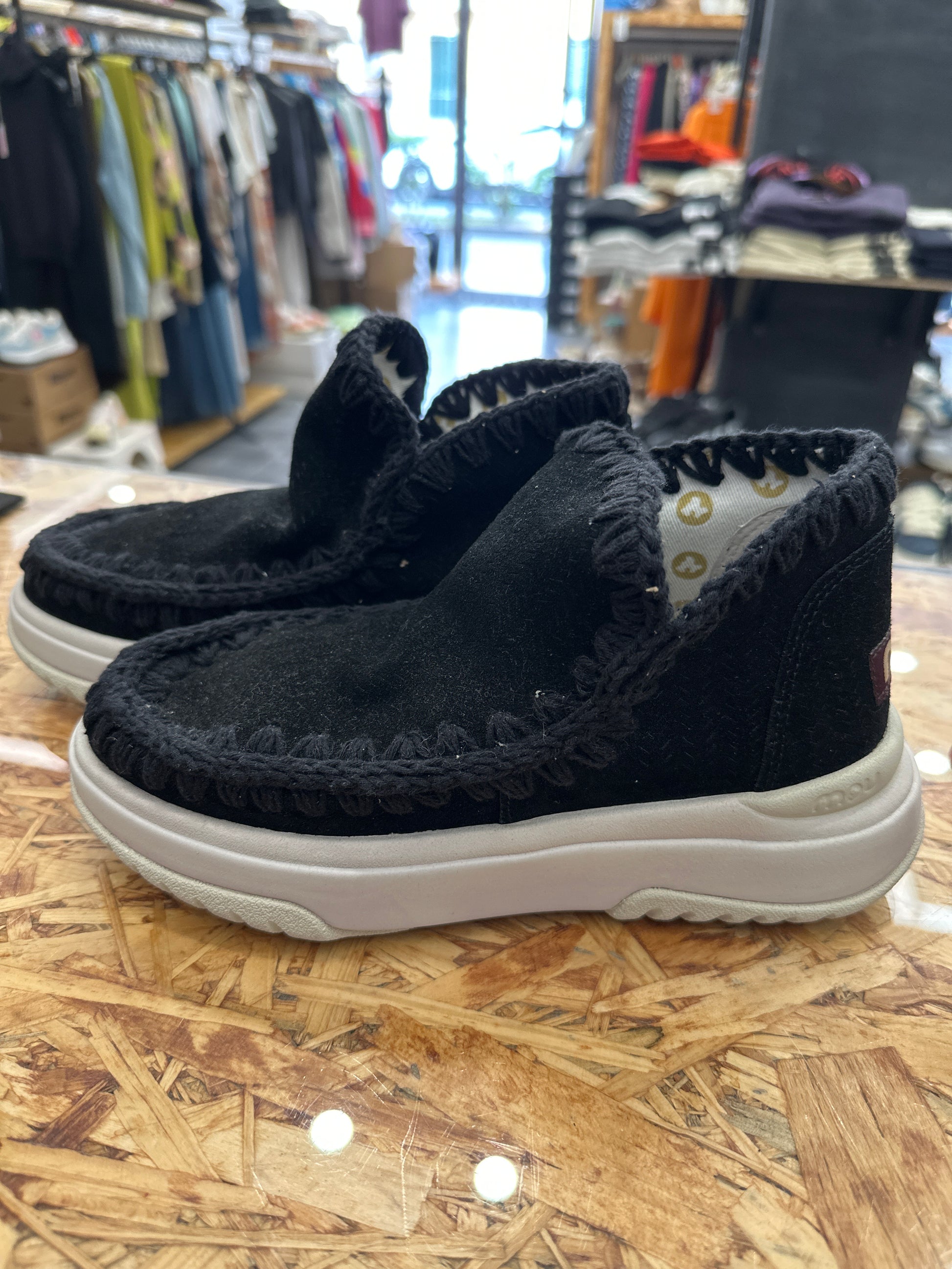 Mou Jogger Plain Suede stivaletto Donna
