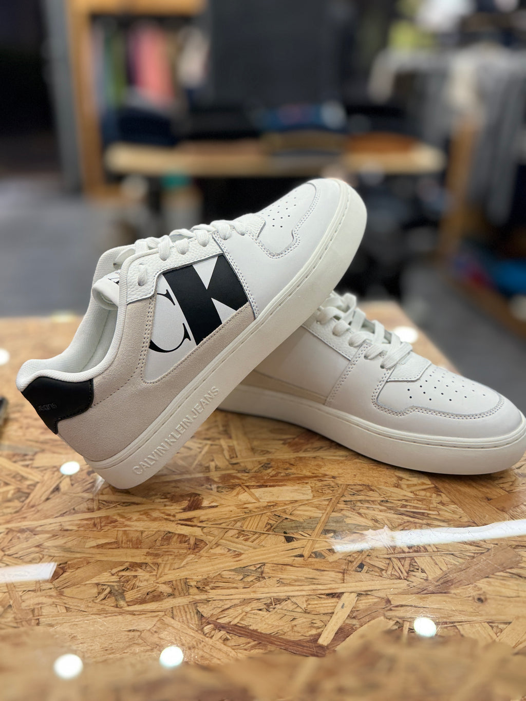 CALVIN KLEIN Classic Cupsole Sneaker Uomo Bright White Black