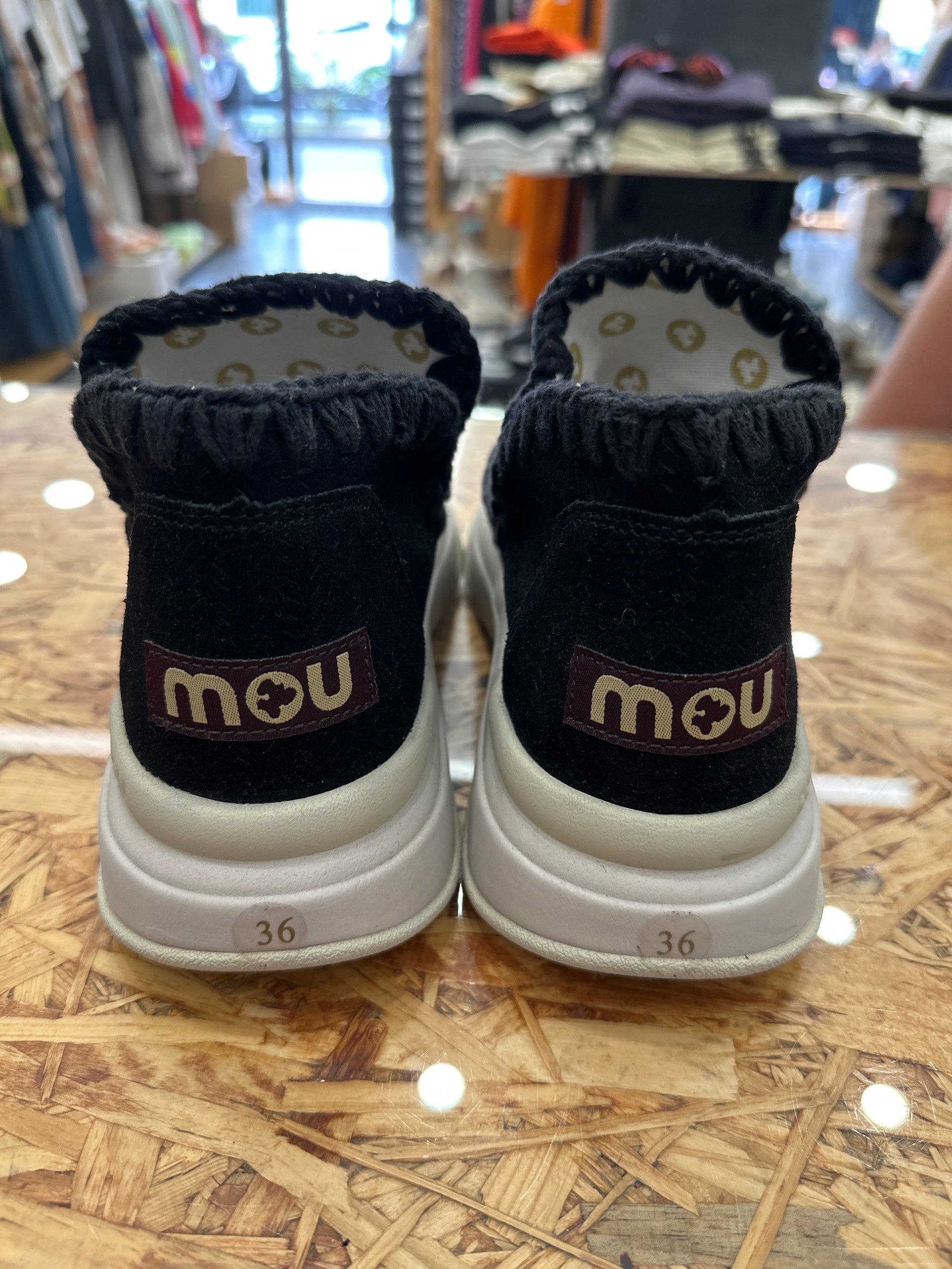 Mou Jogger Plain Suede stivaletto Donna