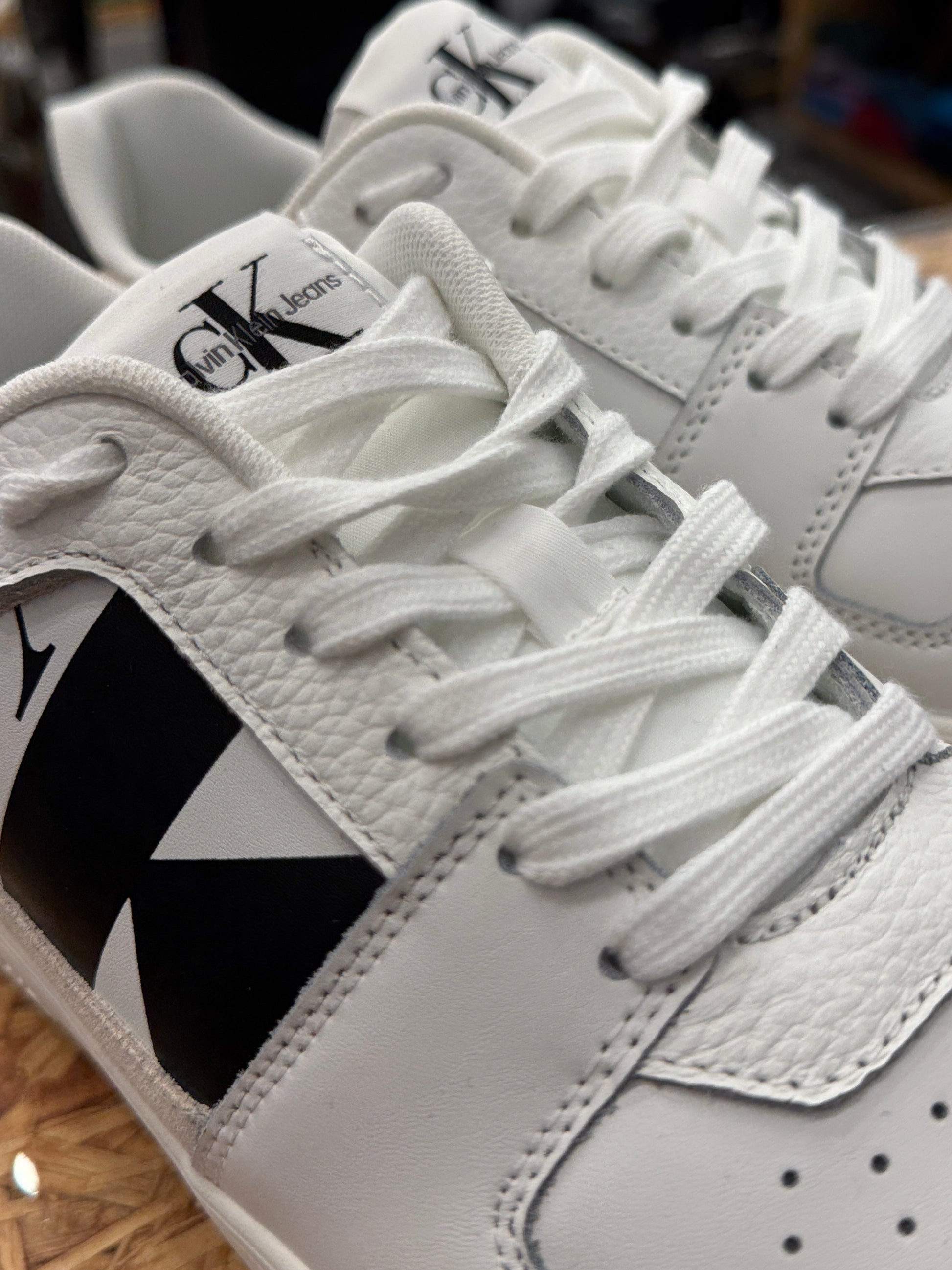 CALVIN KLEIN Classic Cupsole Sneaker Uomo Bright White Black