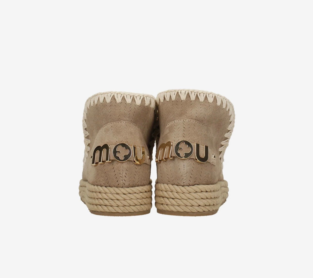 Mou Eskimo Jute Big Metal Logo