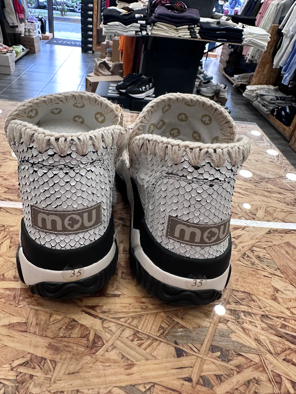 Mou Eskimo Trainer Leather