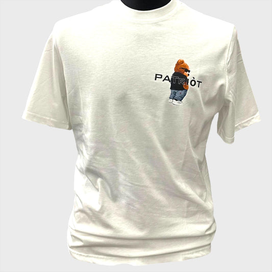 Patriòt T-Shirt con Stampa Orso Uomo