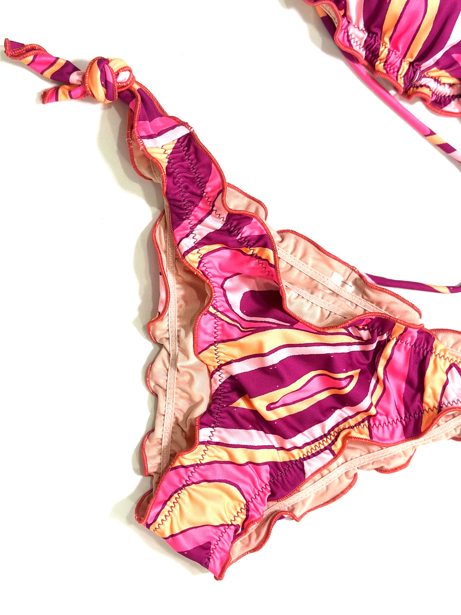 MEFUI COSTUME BIKINI TRIANGOLO CON SLIP REGOLABILE