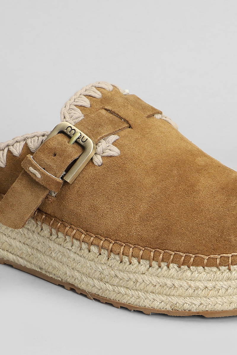 MOU JUTE CLOG PLAIN SUEDE