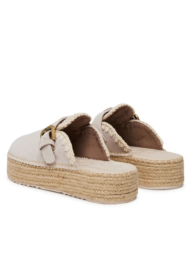 MOU JUTE CLOG PLAIN SUEDE